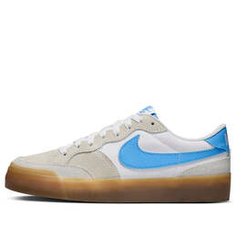Кроссовки sb pogo Nike, белый dr9114-100 | summit white/white/gum light brown/university blue