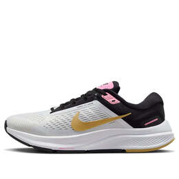 Кроссовки air zoom structure 24 Nike, белый da8570-106 | white black wheat gold