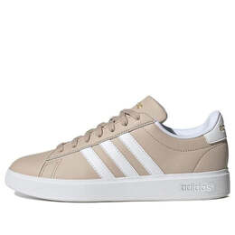 Кроссовки grand court cloudfoam Adidas, коричневый hp2538 | graybrown/white