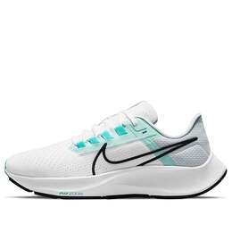 Кроссовки air zoom pegasus 38 Nike, белый cw7358-102 | white/green/black