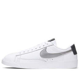 Кроссовки блейзер низкий ле Nike, белый av9370-106 | white/metallic silver-dark grey