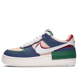 Кроссовки air force 1 shadow Nike, розовый ci0919-400 | pink/blue/white/green