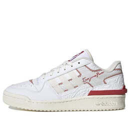 Кроссовки оригиналы форум экспонат низкий 2 Adidas, белый ie7996 | white/red