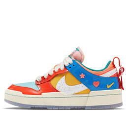 Кроссовки dunk low destroy Nike, оранжевый dj5063-414 | orange/blue/red