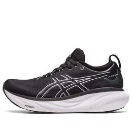 Кроссовки гель нимбус 25 ширина Asics, черный 1012b437-001 | black/white