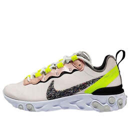 Кроссовки react element 55 премиум Nike, розовый cd6964-600 | light soft pink/atmosphere grey-black