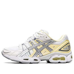 Кроссовки гель нимбус 9 Asics, белый 1202a278-101 | white/silver/yellow