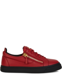 Кроссовки Frankie на молнии Giuseppe Zanotti, красный rw90075k06 | красный