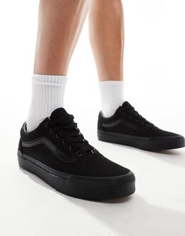 Vans Old Skool - кроссовки тройные черные 117685300 | nero