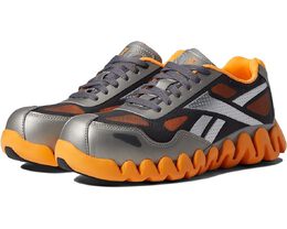 Кроссовки Reebok Work Zig Pulse Work EH Comp Toe, цвет Silver/Orange 9620696 | silver/orange