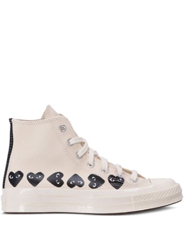 Кроссовки Comme des Garçons x Converse с логотипом, серый p1k127 | нейтральные цвета