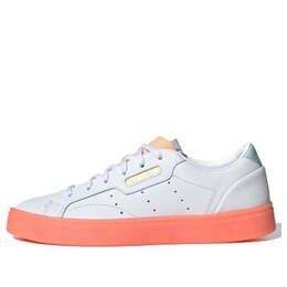 Кроссовки гладкие Adidas, белый fw5463 | white/pink