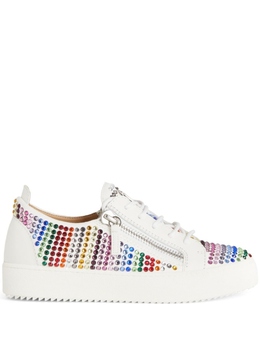 Giuseppe Zanotti кеды Gail Strass, белый rw20038001 | белый