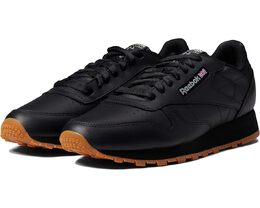 Кроссовки Reebok Lifestyle Classic Leather, цвет Black/Pure Grey/Gum 9399589 | black/pure grey/gum