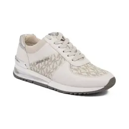 Кроссовки Allie с логотипом Michael Kors, бежевый mk191w0001181500035 | crema