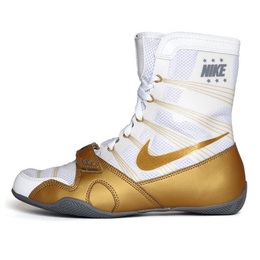 Кроссовки Nike HyperKO Training Shoes Unisex High-top White/Metallic Gold, белый 634923-107 | white/metallic gold