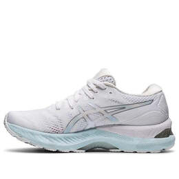 Кроссовки гель нимбус 23 Asics, белый 1012a885-100 | white/silver