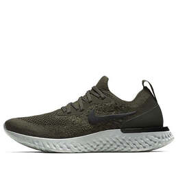 Кроссовки epic react flyknit Nike, хаки aq0070-300 | cargo khaki