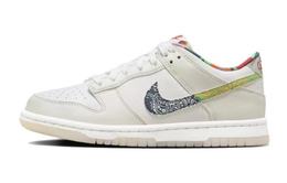 Кроссовки Nike Dunk Skateboarding Shoes Women's Low-top Beige/White/Colorful, цвет Off White fn8913-141(team119-陶醉花海) | off white