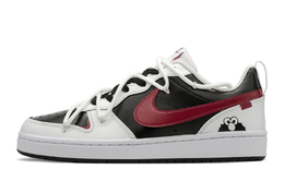 Nike Court Borough Low GS Кроссовки для скейтбординга Черные Красные do7446-101(teama-黑红芝麻) | black red