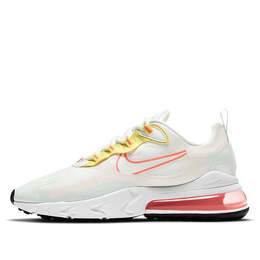 Кроссовки air max 270 react Nike, белый cv8818-102 | pale ivory/summit white/barely green/lt zitron/brt mango/black