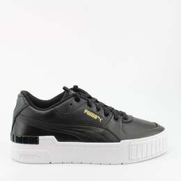 Кожаные женские кроссовки Cali sport на шнуровке 373871 02 Puma, черный 3844879 | schwarz