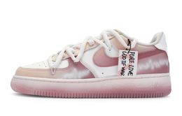 Кроссовки для скейтбординга Air Force 1 женские с низким верхом, цвет: белый/зеленый/черный Nike dh2920-111(team80-女款纯爱战士白粉)