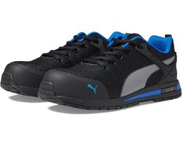 Кроссовки Puma Safety Levity Knit Low ASTM EH, цвет Black/Blue 9861689 | black/blue