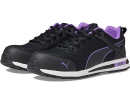 Кроссовки Puma Safety Levity Knit Low ASTM EH, цвет Black/Berry 9861689 | black/berry