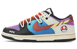 Nike Кроссовки для скейтбординга Dunk Dora's Return Super Mario 2, низкие, мужские, черные, фиолетовые dd1391-100(team128-超级马里奥2) | black purple