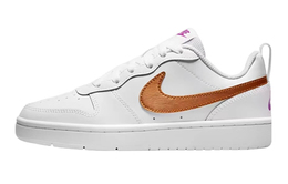 Nike Кроссовки для скейтбординга Court Borough женские, низкие, синие/розовые bq5448-100(teams-奶油流心s-box) | blue pink