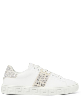 Versace кроссовки Crystal Greca, белый 10135681a11545 | белый