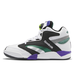 Винтажные баскетбольные кроссовки Reebok унисекс, WhiteBlackGreen h06494 | whiteblackgreen