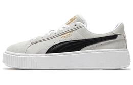 Кроссовки Puma SuedePlatform 'White And Black' Women's 395225-02