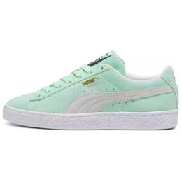 Замшевые кроссовки для скейтбординга Puma унисекс, White/Green 395788-03 | white/green