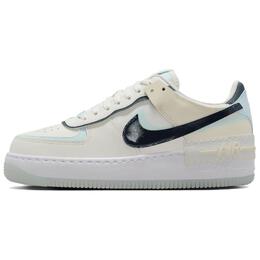 Кроссовки Nike Air Force 1 Skateboarding Shoes Women's Low-top Meter/blue, бежевый/синий dz1847-107 | beige/blue