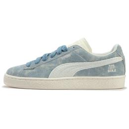 Замшевые кроссовки для скейтбординга Puma унисекс, Light blue-white-white 400807-02 | light blue-white-white