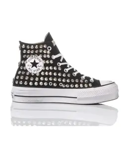 Кроссовки ручной работы Converse, черный 560845c 174 converse platform studs black | schwarz