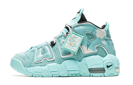 Кроссовки Nike Air More Uptempo Vintage Basketball Shoes Women's Mid-Top Tiffany Blue 415082-403(teamb-情人节蒂芙尼蓝)