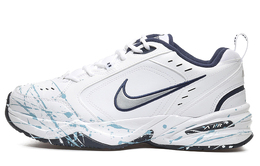 Массивные кроссовки Nike Air Monarch 4 унисекс, White 415445-102(team10-蓝色泼墨男蓝白qd) | white