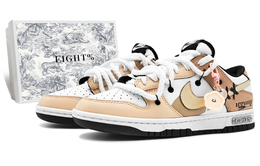 Кроссовки Nike Dunk Skateboarding Shoes Women's Low-top White/yellow/orange, цвет Naples Yellow cw1590-100(team131-别找我麻烦黄s) | naples yellow