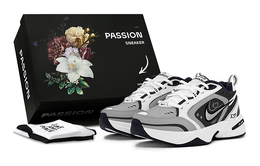 Массивные кроссовки Nike Air Monarch 4 унисекс, Black 415445-102(teams-经典黑灰爱心s-box) | black