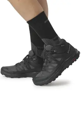 Кроссовки Salomon "OUTRISE MID GORE-TEX W", водонепроницаемые, черный 9024133186 | schwarz