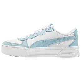 Кроссовки Puma Skye Skateboarding Shoes Women's Low-top White - Fantasy Blue, белый/синий 374764-21 | white - fantasy blue