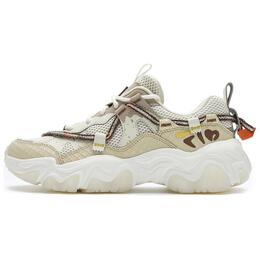 Кроссовки Fila FLUID 5 Chunky Sneakers Women's Low-top White Pearl/peach Brown, белый f12w422109fsm | white pearl/peach brown