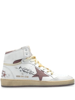 Golden Goose кроссовки со звездной нашивкой, белый gwf00230f00584311858 | белый