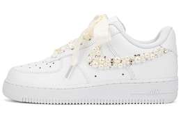 Кроссовки Nike Air Force 1 Skateboard Shoes Women's Low-Top White dd8959-100(team18-af1珍珠贴钻婚鞋)