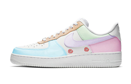 Кроссовки Nike Air Force 1 Lifestyle Shoes Men Low-top White/blue/green/pink/red, белый cw2288-111(team5-男款白蓝绿粉红) | white