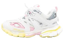 Кроссовки женские Balenciaga, белый / желтый 542436w3ac49754 | white and yellow