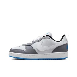 Кроссовки Nike Court Borough Skateboarding Shoes Women's Low-top Beige/Blue, бежевый/синий dv5456-019(team413-冰雾蓝釉) | beige/blue